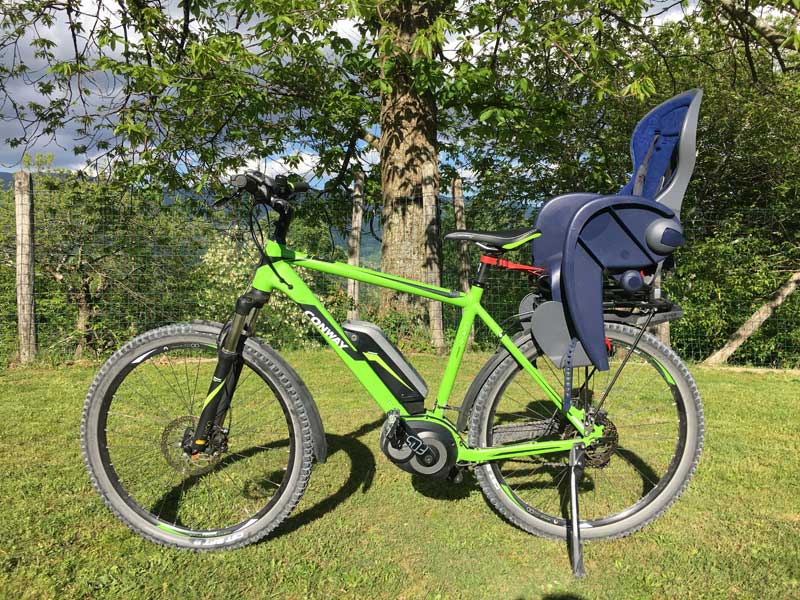 Ebike con seggiolino 2017